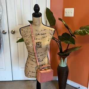 Brandon Blackwood Crossbody Suede Bag